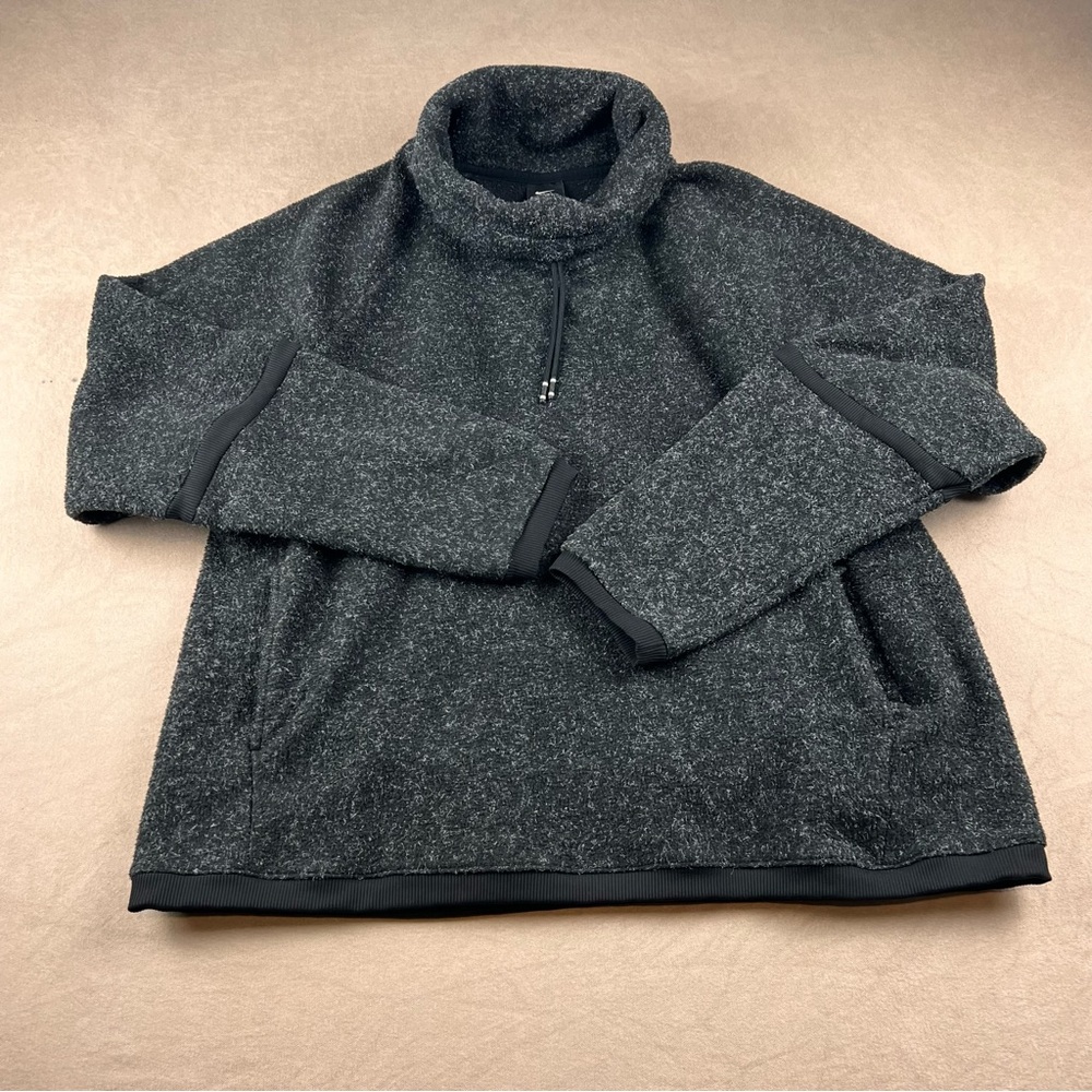 Nike Men's Dark Gray Zip-Up Sweater